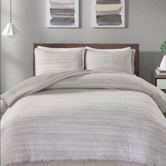 Urban Habitat Space Dyed Melange Cotton Jersey Knit Comforter Set, Twin/ XL Twin - Picture 1 of 10
